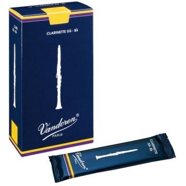 Vandoren CR-1025 Traditional Sib-Bb Clarinet Reed 2.5 (1 Pc)  VDC-25