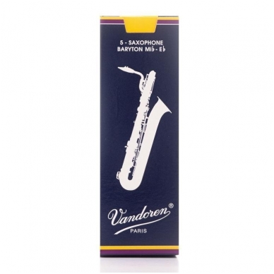 Vandoren SR-244 Traditional Baryton Saxophone Reed 4.0 (1 Pc) Vandoren SR-244 Traditional Baryton Saxophone Reed 4.0 (1 Pc)