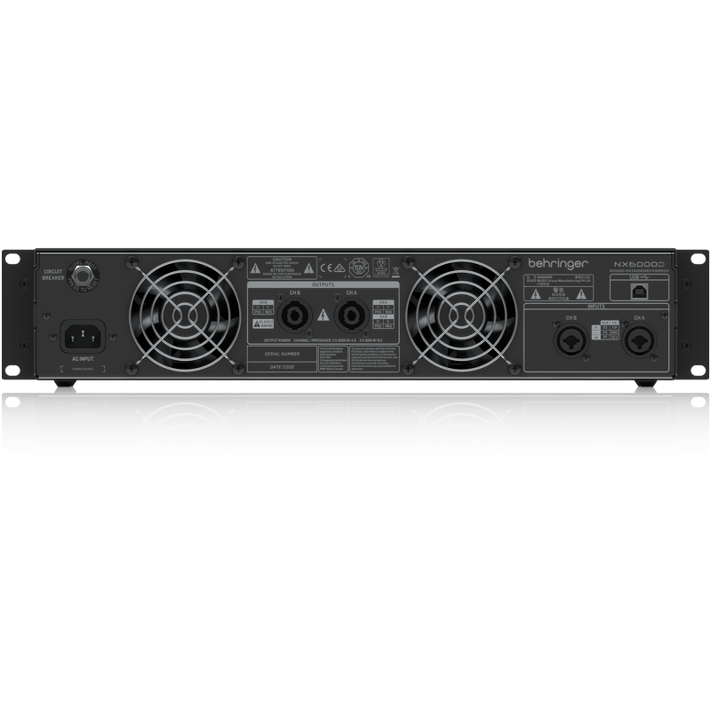 Garso stiprintuvas su DSP - BEHRINGER NX6000D 3 Garso stiprintuvas su DSP - BEHRINGER NX6000D 3