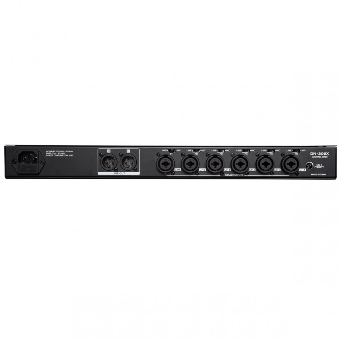 6 kanalų pultas - Denon DN-306X 3