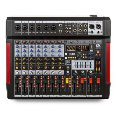POWER DYNAMICS PDM-T804 STAGE MIXER 8-CHANNEL DSP/MP3 172.662