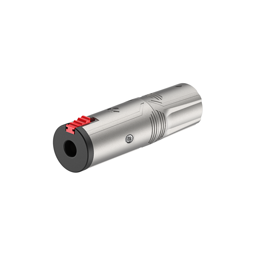 PERĖJIMAS ROXTONE RA3XMJF XLR KIŠTUKAS - 6.3 MM TRS LIZDAS