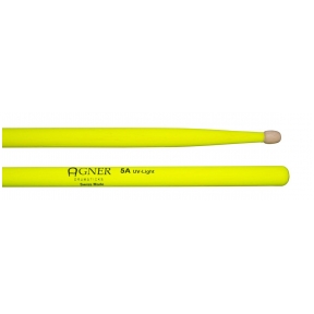 Agner AGN-5A-UVY UV-Light Hickory Yellow Drumsticks