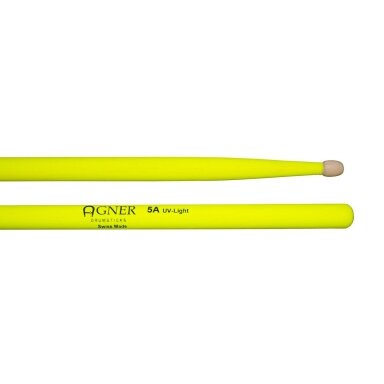 Agner AGN-5A-UVY UV-Light Hickory Yellow Drumsticks