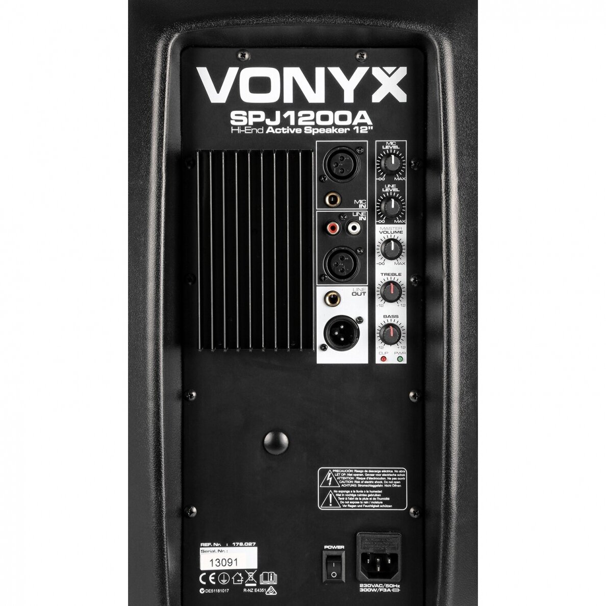 AKTYVI GARSO KOLONĖLĖ VONYX SPJ-1200A 12" 600W 178.027 4 AKTYVI GARSO KOLONĖLĖ VONYX SPJ-1200A 12" 600W 178.027 4