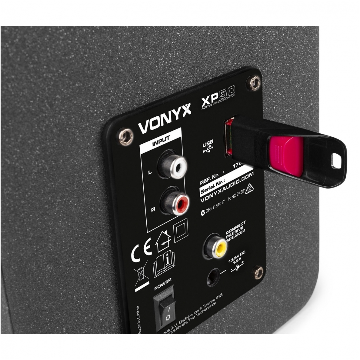 Aktyvių kolonėlių komplektas su USB, BT - Vonyx - XP50 178.962 6 Aktyvių kolonėlių komplektas su USB, BT - Vonyx - XP50 178.962 6
