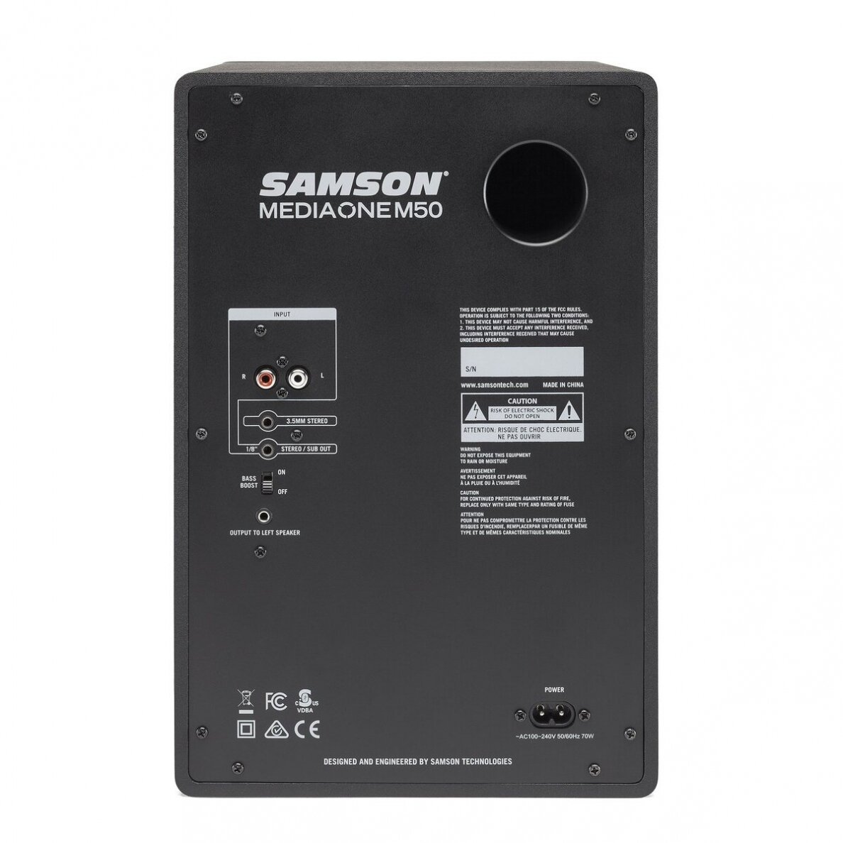 Aktyvių studijinių kolonėlių komplektas SAMSON MEDIAONE M50 2