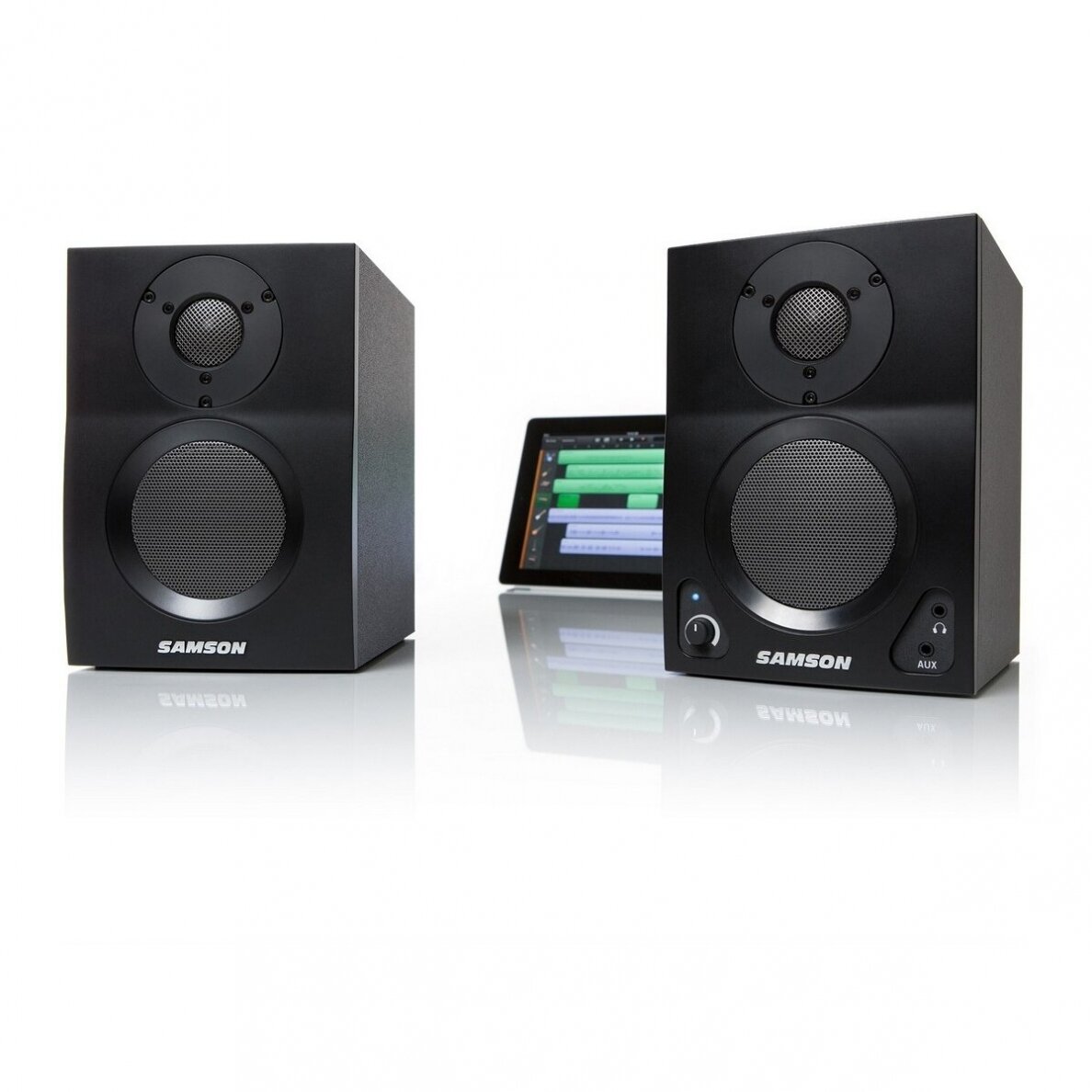 Aktyvių studijinių kolonėlių komplektas su Bluetooth SAMSON MEDIAONE BT3 1