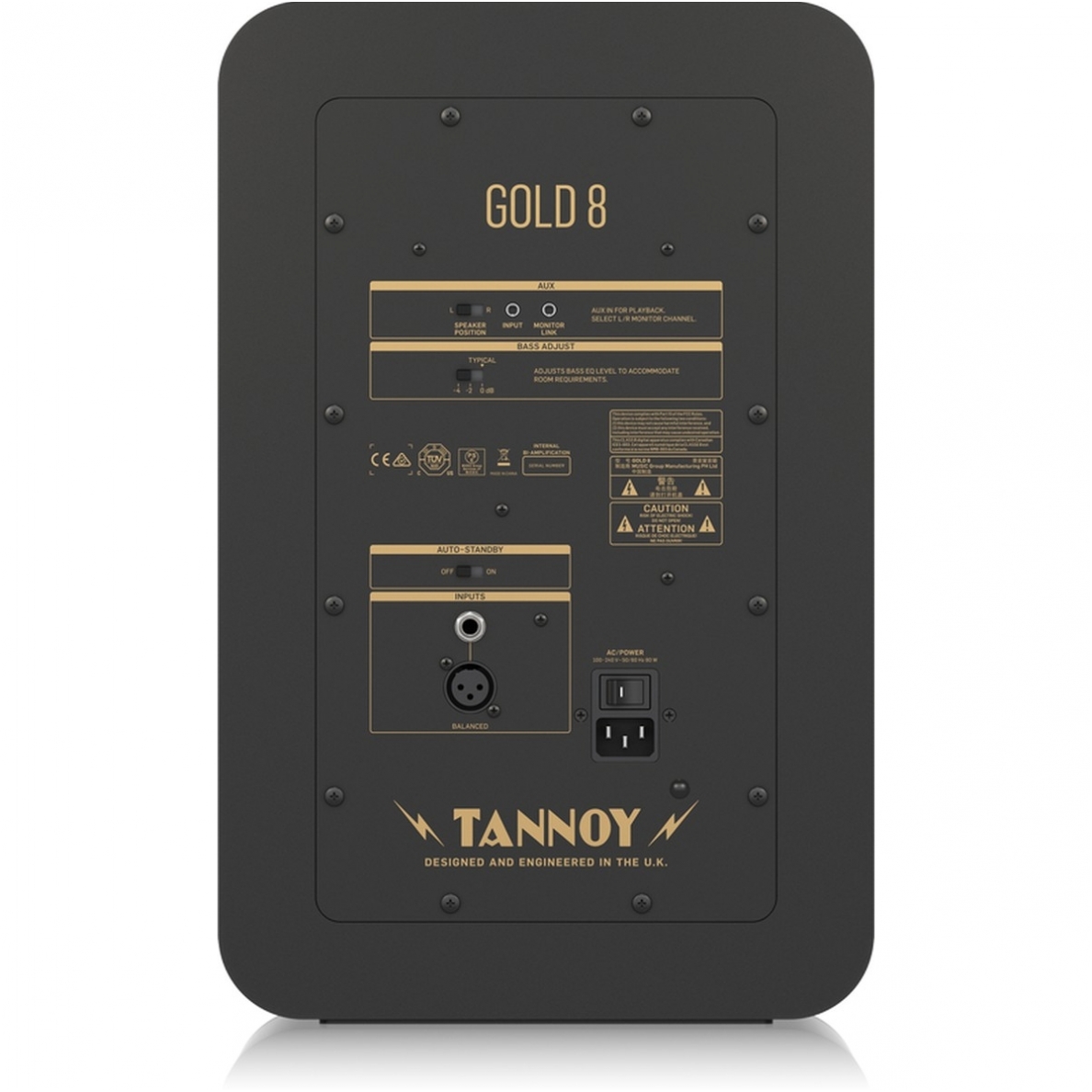 Aktyvus studijinis monitorius TANNOY GOLD 8'' 1 Aktyvus studijinis monitorius TANNOY GOLD 8'' 1