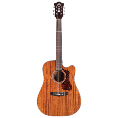 GUILD D-120CE ACOUSTIC GUITAR NATURAL WITH DELUXE POLYFOAM CASE