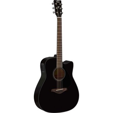 YAMAHA FGX-800C BLACK ELECTRO-ACOUSTIC GUITAR