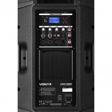 Aktyvi kolonėlė BT/MP3 - Vonyx - VSA12BT 170.372 2