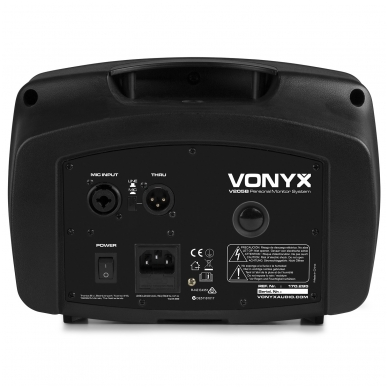 Aktyvi kolonėlė su USB IR BT - Vonyx - V205B 170.295 3