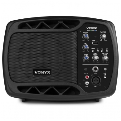 Aktyvi kolonėlė su USB IR BT - Vonyx - V205B 170.295 1 Aktyvi kolonėlė su USB IR BT - Vonyx - V205B 170.295 1