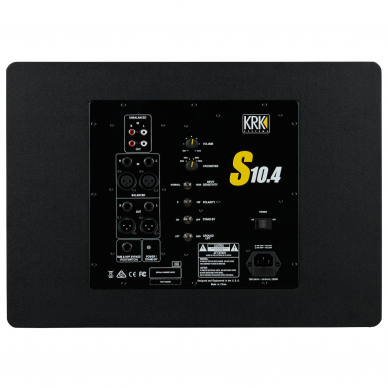 KRK S10.4 10" FRONT LOADED VENTED SUBWOOFER 160 W 2