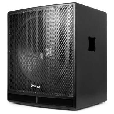 AKTYVI ŽEMŲ DAŽNIŲ GARSO KOLONĖLĖ VONYX SWP-18 18" 1200W 170.826 1