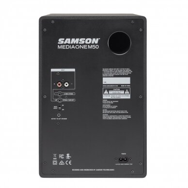 Aktyvių studijinių kolonėlių komplektas SAMSON MEDIAONE M50 2 Aktyvių studijinių kolonėlių komplektas SAMSON MEDIAONE M50 2