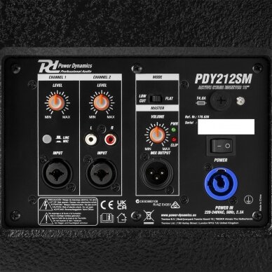 POWER DYNAMICS PDY212SM ACTIVE STAGE MONITOR 12" 178.636 6 POWER DYNAMICS PDY212SM ACTIVE STAGE MONITOR 12" 178.636 6
