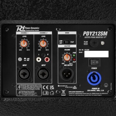 POWER DYNAMICS PDY212SM ACTIVE STAGE MONITOR 12" 178.636 6