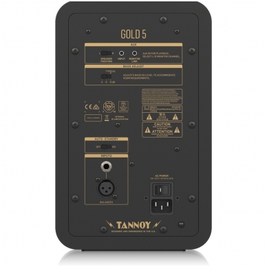 AKTYVUS STUDIJINIS MONITORIUS TANNOY GOLD 5'' 1 AKTYVUS STUDIJINIS MONITORIUS TANNOY GOLD 5'' 1