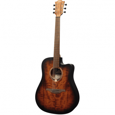 AKUSTINĖ GITARA SU PAJUNGIMU LAG T70DCE-B&B TRAMONTANE JUODA IR RUDA 1 AKUSTINĖ GITARA SU PAJUNGIMU LAG T70DCE-B&B TRAMONTANE JUODA IR RUDA 1