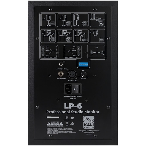 AKTYVUS STUDIJINIS MONITORIUS - KALI AUDIO LONE PINE LP-6 (BLACK) 2 AKTYVUS STUDIJINIS MONITORIUS - KALI AUDIO LONE PINE LP-6 (BLACK) 2