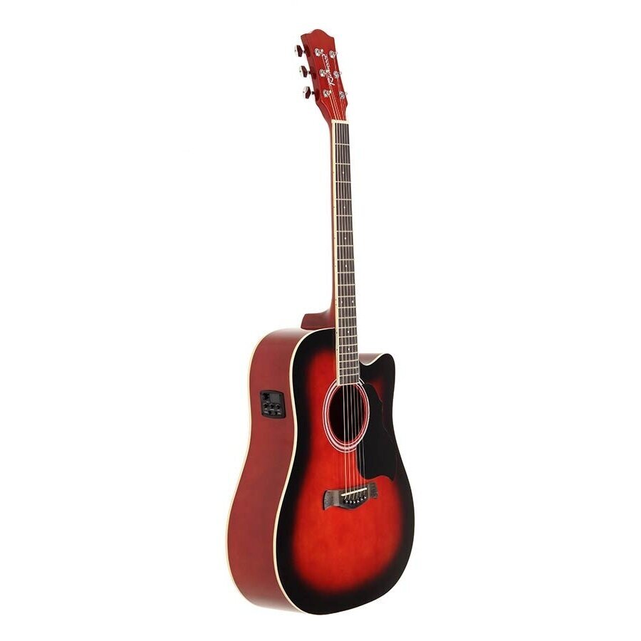 AKUSTINĖ GITARA SU PAJUNGIMU RICHWOOD RD-12-CERS RAUDONA SU PERĖJIMU ARTIST SERIES AKUSTINĖ GITARA SU PAJUNGIMU RICHWOOD RD-12-CERS RAUDONA SU PERĖJIMU ARTIST SERIES