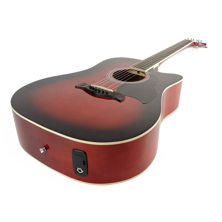 AKUSTINĖ GITARA SU PAJUNGIMU RICHWOOD RD-12-CERS RAUDONA SU PERĖJIMU ARTIST SERIES 7 AKUSTINĖ GITARA SU PAJUNGIMU RICHWOOD RD-12-CERS RAUDONA SU PERĖJIMU ARTIST SERIES 7