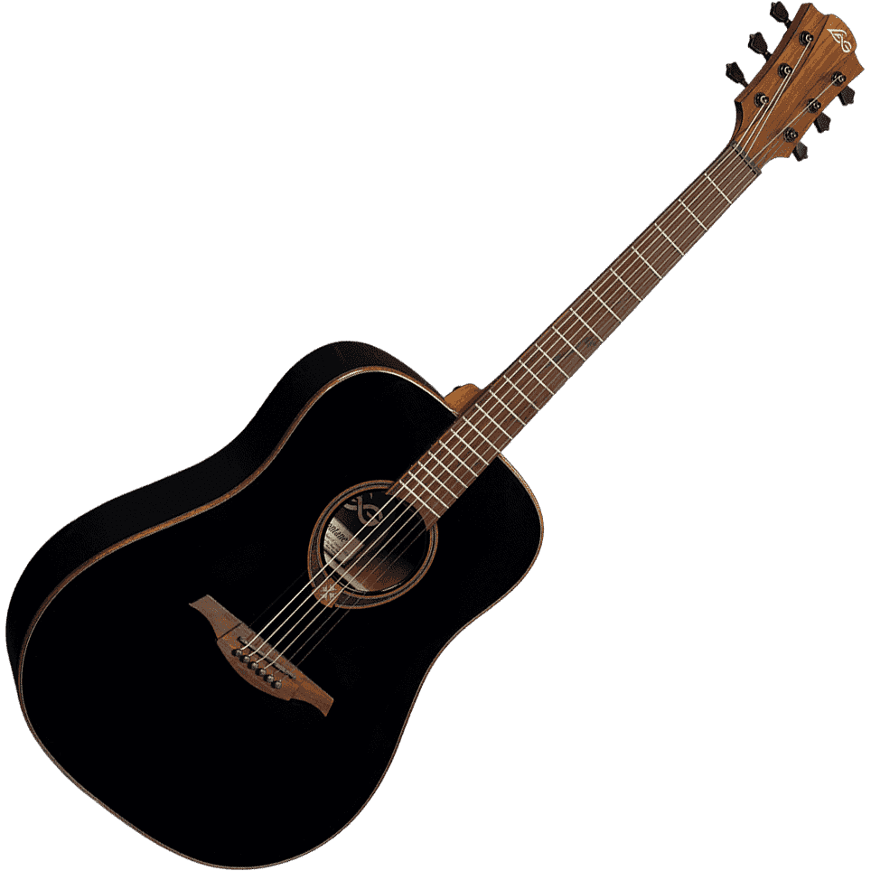 LAG T-118-D-BLK DREADNOUGHT BLACK 3 LAG T-118-D-BLK DREADNOUGHT BLACK 3