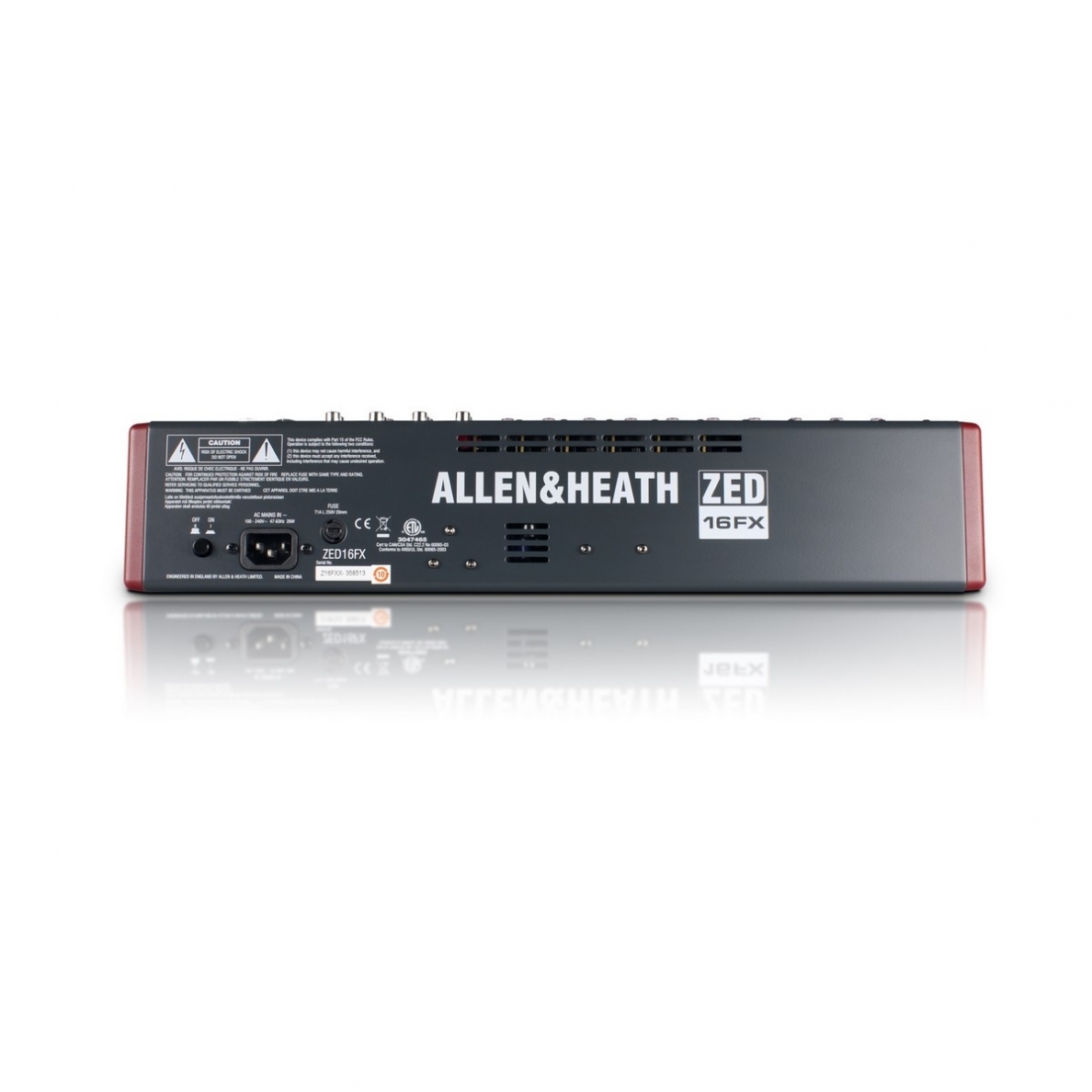 Allen & Heath ZED-16FX - Multipurpose USB Mixer with FX for Live Sound and Recording 4