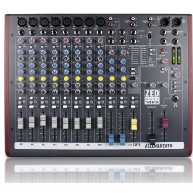Allen & Heath ZED60-14FX analog mixer