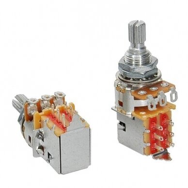 ALPHA ALPP500-A52 PUSH-PULL 500K AUDIO POTENTIOMETER ALPHA ALPP500-A52 PUSH-PULL 500K AUDIO POTENTIOMETER