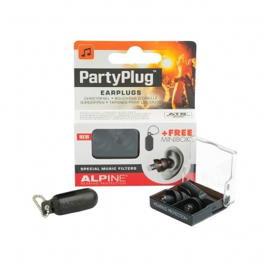 Alpine ALP-PP/BK - PartyPlug earplugs 2 Alpine ALP-PP/BK - PartyPlug earplugs 2