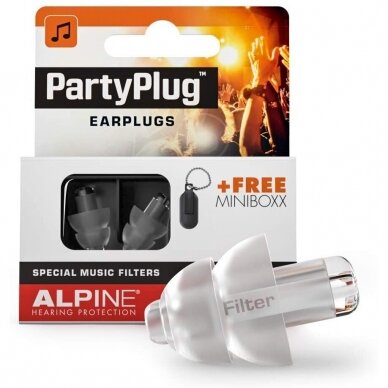 Alpine ALP-PP/CL - PartyPlug earplugs Alpine ALP-PP/CL - PartyPlug earplugs
