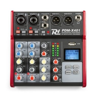 POWER DYNAMICS PDM-X401 4-CHANNEL STUDIO MUSIC MIXER 172.650