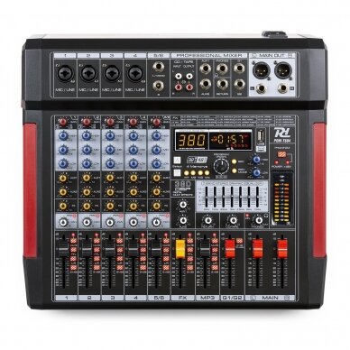 POWER DYNAMICS PDM-T604 STAGE MIXER 6-CHANNEL DSP/MP3 172.660