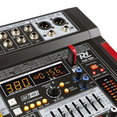 POWER DYNAMICS PDM-T604 STAGE MIXER 6-CHANNEL DSP/MP3 172.660 4