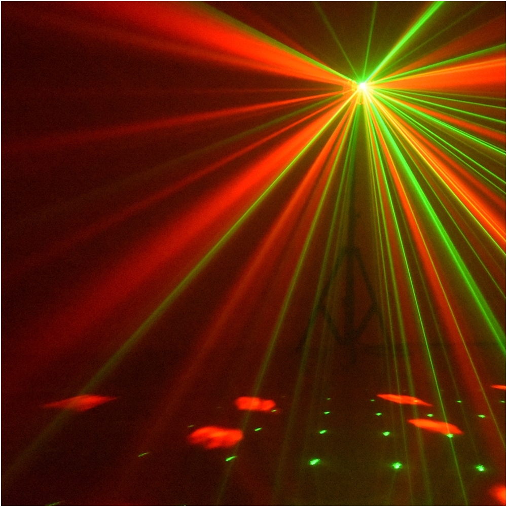 BeamZ Radical II LED Derby with laser RG and strobe 153.711 8