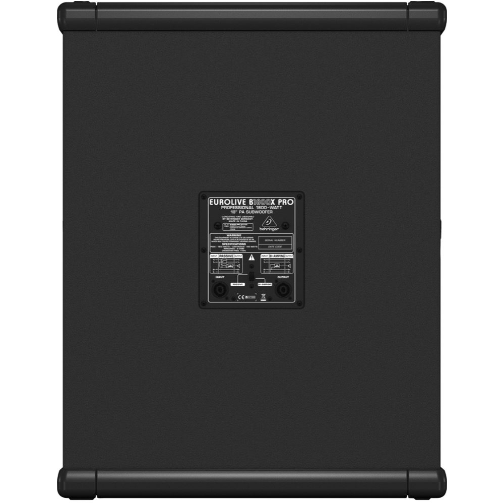 Pasyvi žemų dažnių kolonėlė - Behringer Eurolive B1800X PRO 2 Pasyvi žemų dažnių kolonėlė - Behringer Eurolive B1800X PRO 2