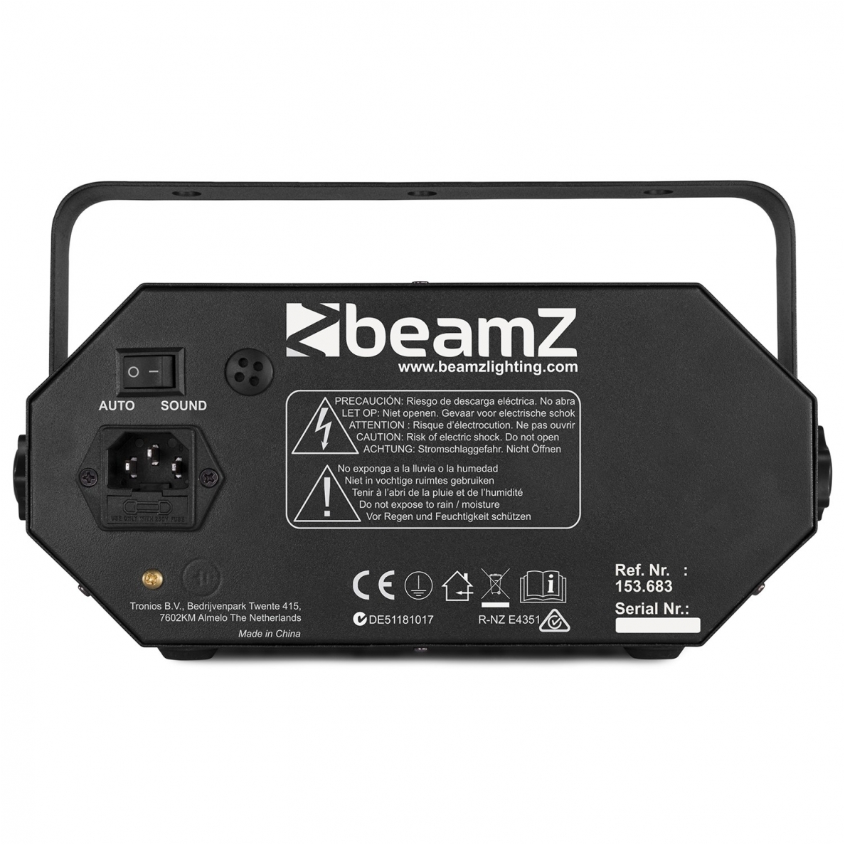 Beamz - LEDWAVE LED JELLYBALL, WATER WAVE AND UV EFFECT 153.683 4