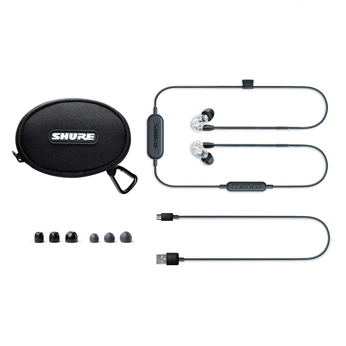 Wireless Sound Isolating Earphones - Shure SE215-CL-BT1-EFS 1 Wireless Sound Isolating Earphones - Shure SE215-CL-BT1-EFS 1