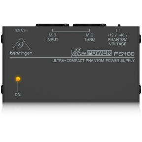Behringer MICROPOWER PS-400 Ultra-Compact Phantom Power Supply