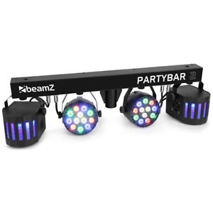 BeamZ Partybar2 2x PAR + 2x Derby 153.238 1