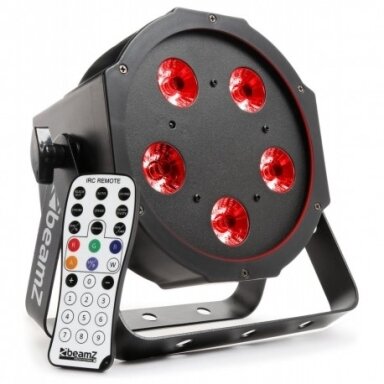 BeamZ BFP120 FlatPAR 5x 8W 4-in-1 LEDs