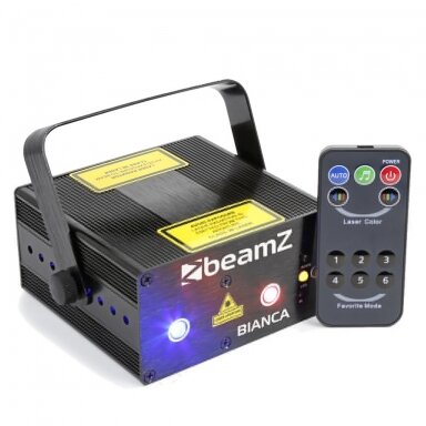 BeamZ Bianca Double Laser 330mW RGB Gobo IRC 152.660