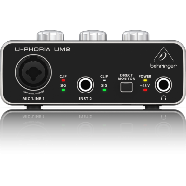 Behringer U-PHORIA UM-2 USB Audio Interface