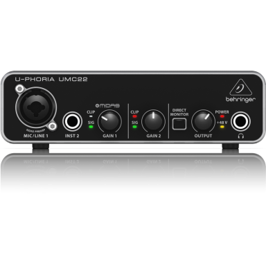 Behringer U-Phoria UMC-22USB Audio Interface