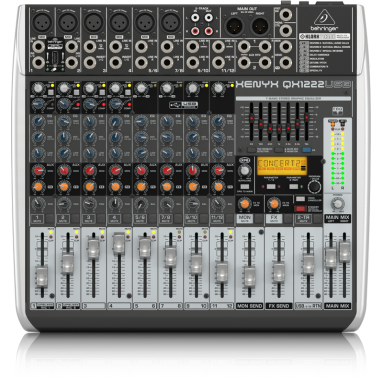 Analoginis mikšerinis pultas - Behringer XENYX-QX1222USB Mixer