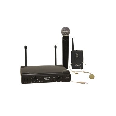 Bespeco GM-905HP Double handheld - headset wireless VHF microphone