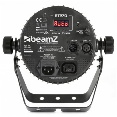 BeamZ BT270 LED Flat Par 7x6W 4-in-1 RGBW 151.306 1